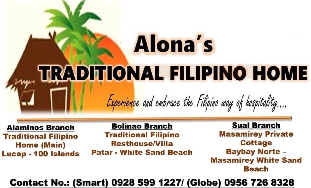 Alona'S Traditional Filipino Home Near 100 Islands Wharf Alaminos Ngoại thất bức ảnh